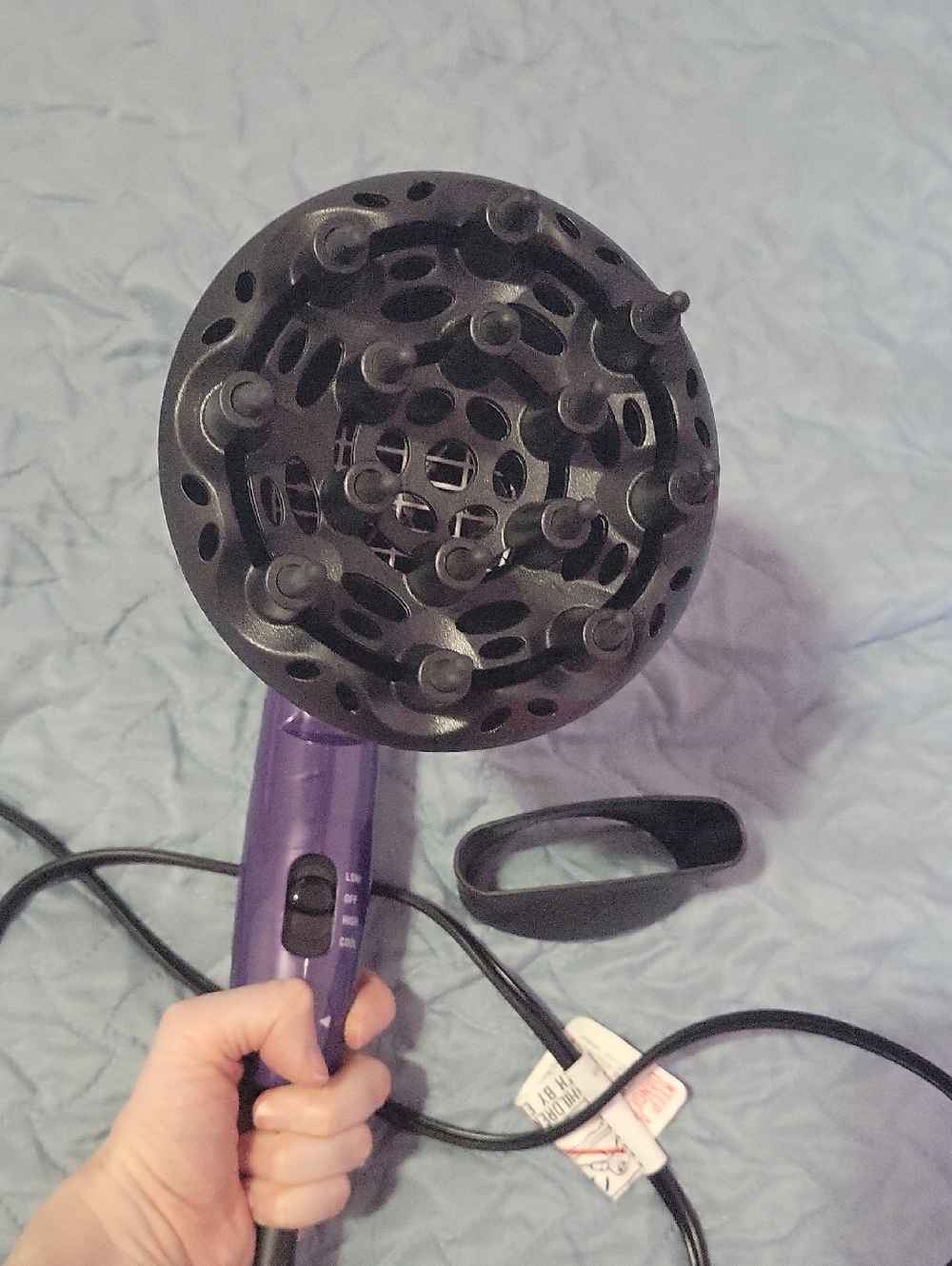 Hair Dryer With Diffuser Attachment - Picture 3 of 5